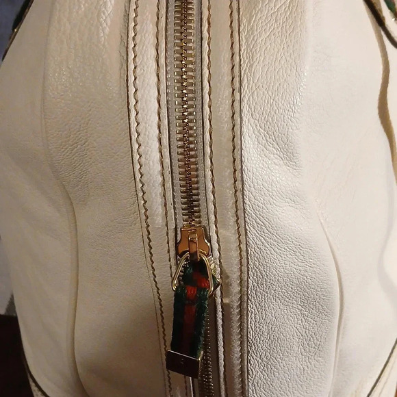 Gucci tote bag Sherry Line White Leather - Picture 11 of 16